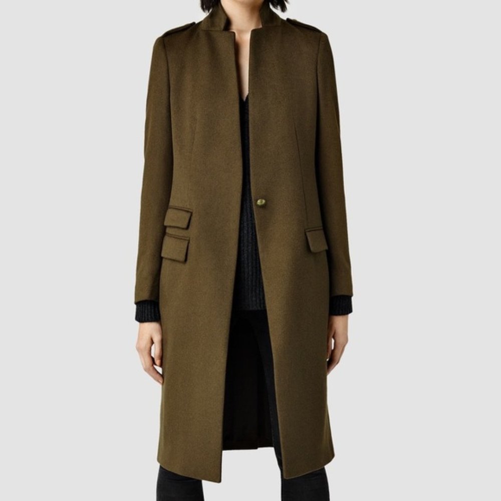 Holding - All Saints Una Military Coat